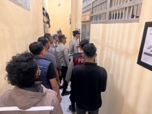 Polres Langsa Intensifkan Pengawasan Malam, Cek Tahanan dan Piket Fungsi