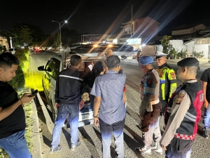 Polres Langsa Gelar KRYD Malam Hari, Perketat Razia Kendaraan Antisipasi Gangguan Kamtibmas
