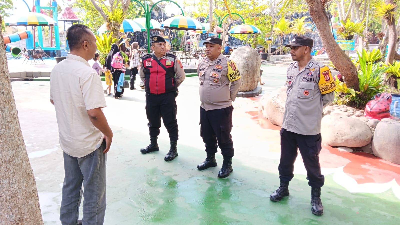 Pengamanan Wisata Mutiara Water Park Diperketat Saat Libur Lebaran