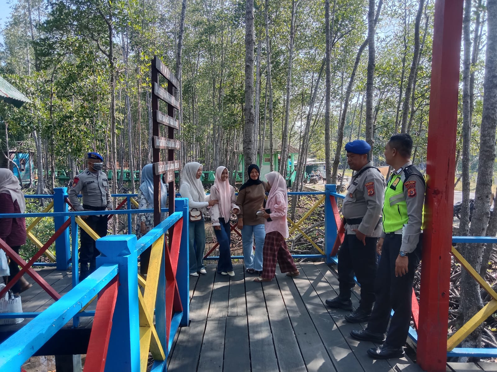 Pengamanan Wisata Mangrove Kuala Langsa Diperketat Saat Libur Lebaran
