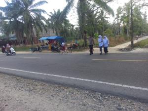 Polsek Sungai Raya Intensifkan Pengaturan Lalu Lintas di Kawasan Sekolah