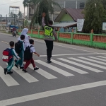 Polsek Manyak Payed Laksanakan Gatur Lalin di Sekolah Dukung Pelayanan Publik Presisi