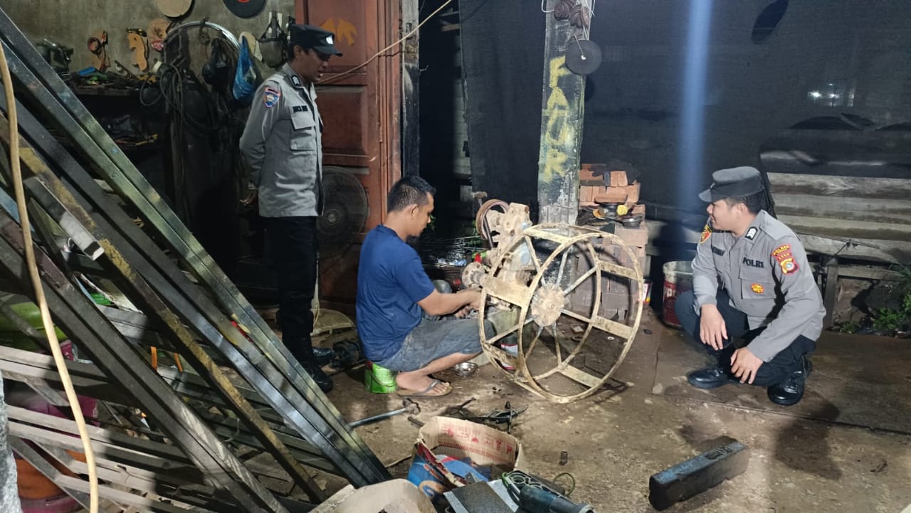 Polsek Birem Bayeun Laksanakan Patroli Malam, Antisipasi Guantibmas di Gampong Aramiyah