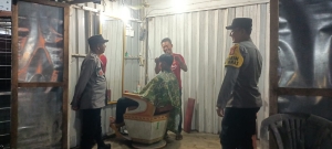 Polsek Langsa Barat Tingkatkan Patroli Malam, Jaga Kondusifitas Wilayah Permukiman