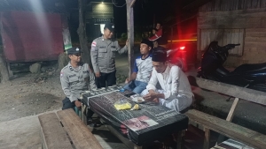 Polsek Birem Bayeun Laksanakan Patroli Malam, Jaga Keamanan Wilayah Gampong Aramiyah
