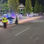 Sat Lantas Polres Langsa Laksanakan Patroli Blue Light Jaga Keamanan Lalu Lintas Malam