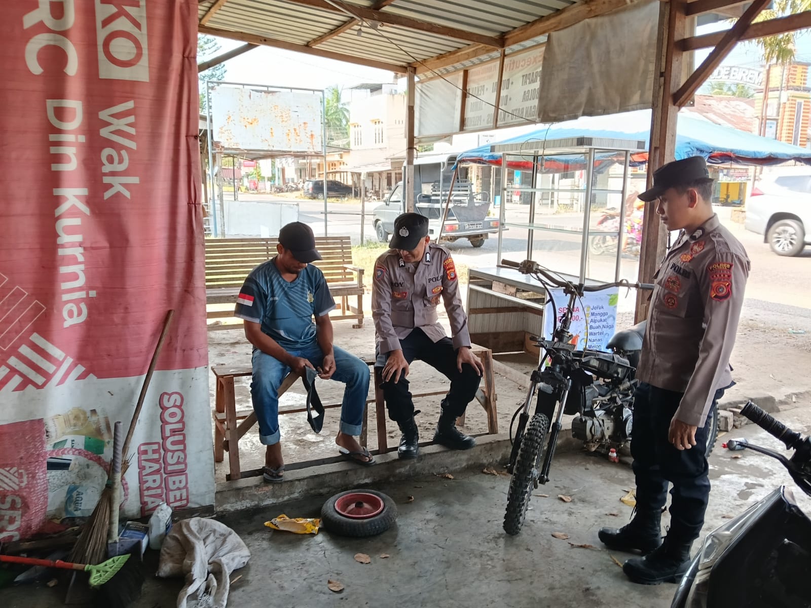 Polsek Birem Bayeun Gelar Patroli Antisipasi Guantibmas di Gampong Keude Birem