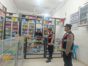 Polsek Manyak Payed Laksanakan Patroli Malam, Situasi Kamtibmas Aman dan Kondusif