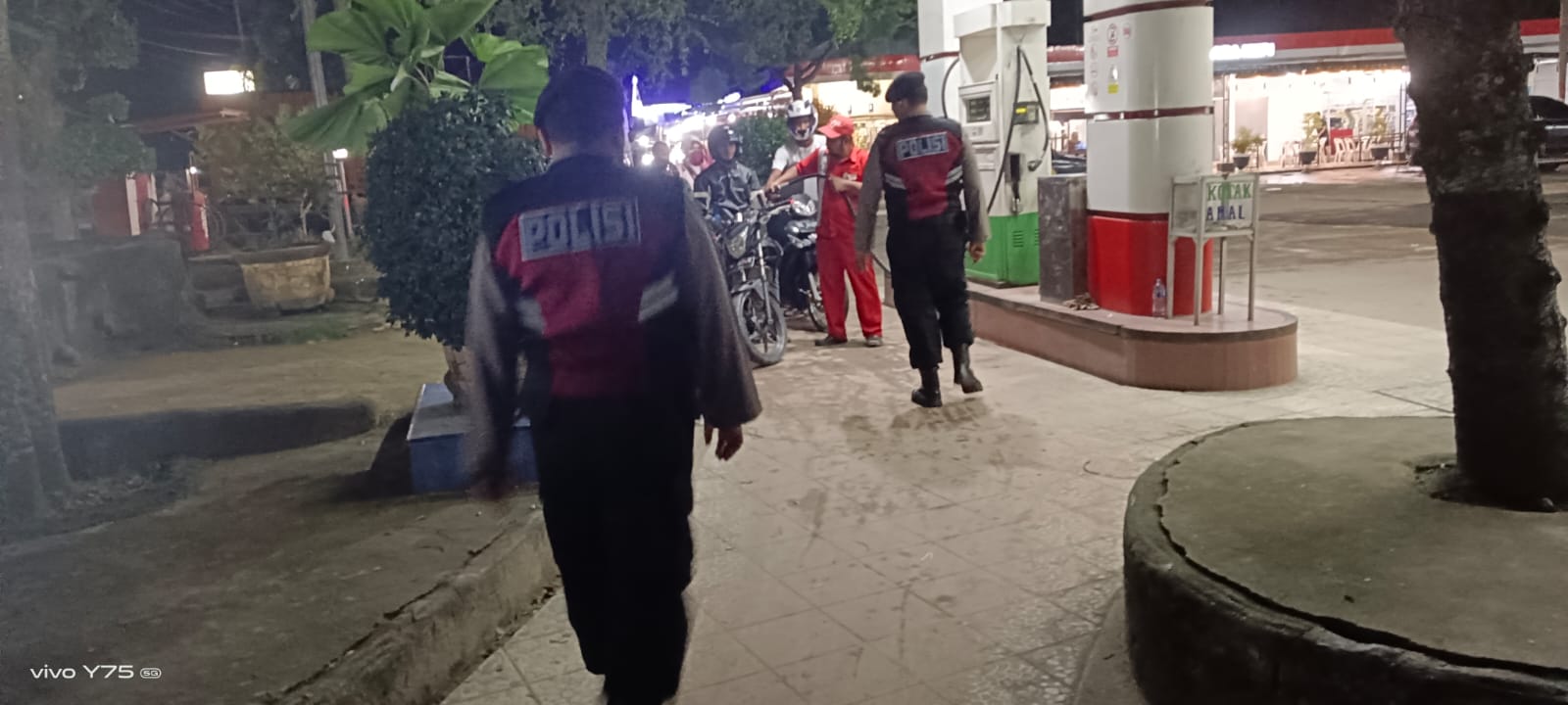 Polsek Manyak Payed Tingkatkan Patroli Malam untuk Jaga Kamtibmas Pasca Banjir