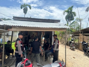 Polsek Rantau Selamat Intensifkan Patroli Dialogis, Wujudkan Kamtibmas Kondusif