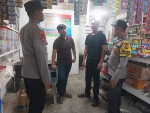 Polsek Langsa Barat Intensifkan Patroli Malam Demi Menjaga Stabilitas Kamtibmas