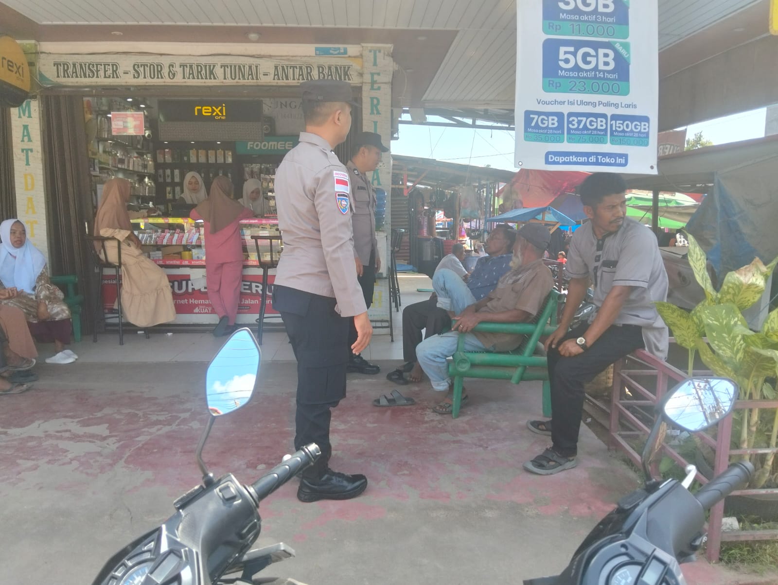 Polsek Sungai Raya Perkuat Patroli Wilayah, Jaga Stabilitas Kamtibmas di Permukiman Warga