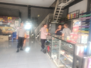 Polsek Langsa Barat Gencarkan Patroli Sambang Gampong, Jaga Kondusivitas Wilayah