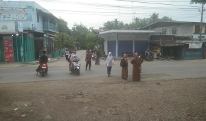 Polsek Rantau Selamat Optimalkan Strong Point Pagi Demi Kelancaran Lalu Lintas