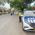 Satlantas Polres Langsa Gencarkan Edukasi Tertib Lalu Lintas di Pusat Kota