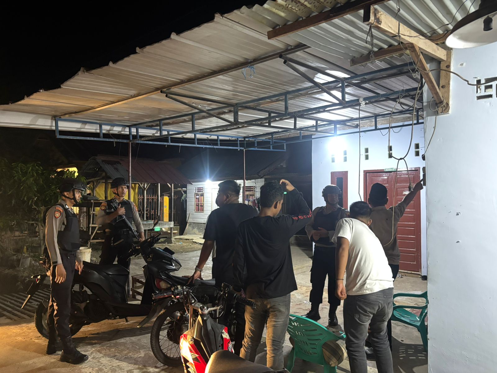 Sat Samapta Polres Langsa Intensifkan Patroli Perintis Presisi di Wilayah Rawan