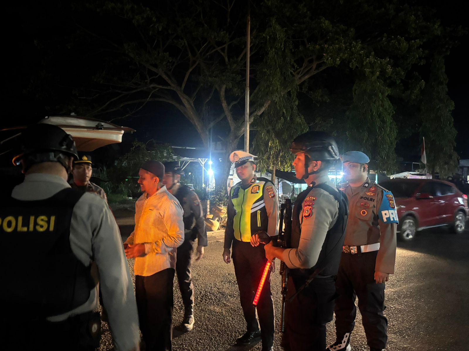 Polres Langsa Intensifkan KRYD Melalui Razia Cipkon di Pusat Kota