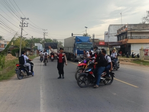 Polsek Manyak Payed Optimalkan Pelayanan Pagi di Lingkungan Sekolah