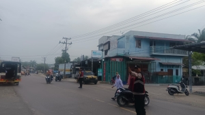 Polsek Rantau Selamat Optimalkan Strong Point Pagi untuk Kelancaran Lalu Lintas