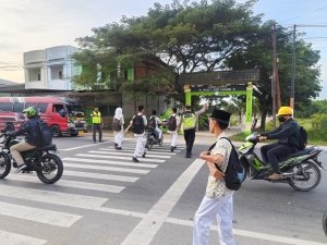 Polsek Manyak Payed Tingkatkan Pelayanan Pagi di Lingkungan Sekolah