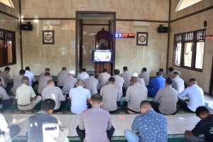Polres Langsa Gelar Binrohtal untuk Tingkatkan Keimanan dan Integritas Personel