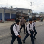 Polsek Rantau Selamat Intensifkan Strong Point Pagi di Jalur Lintas Medan–Banda Aceh
