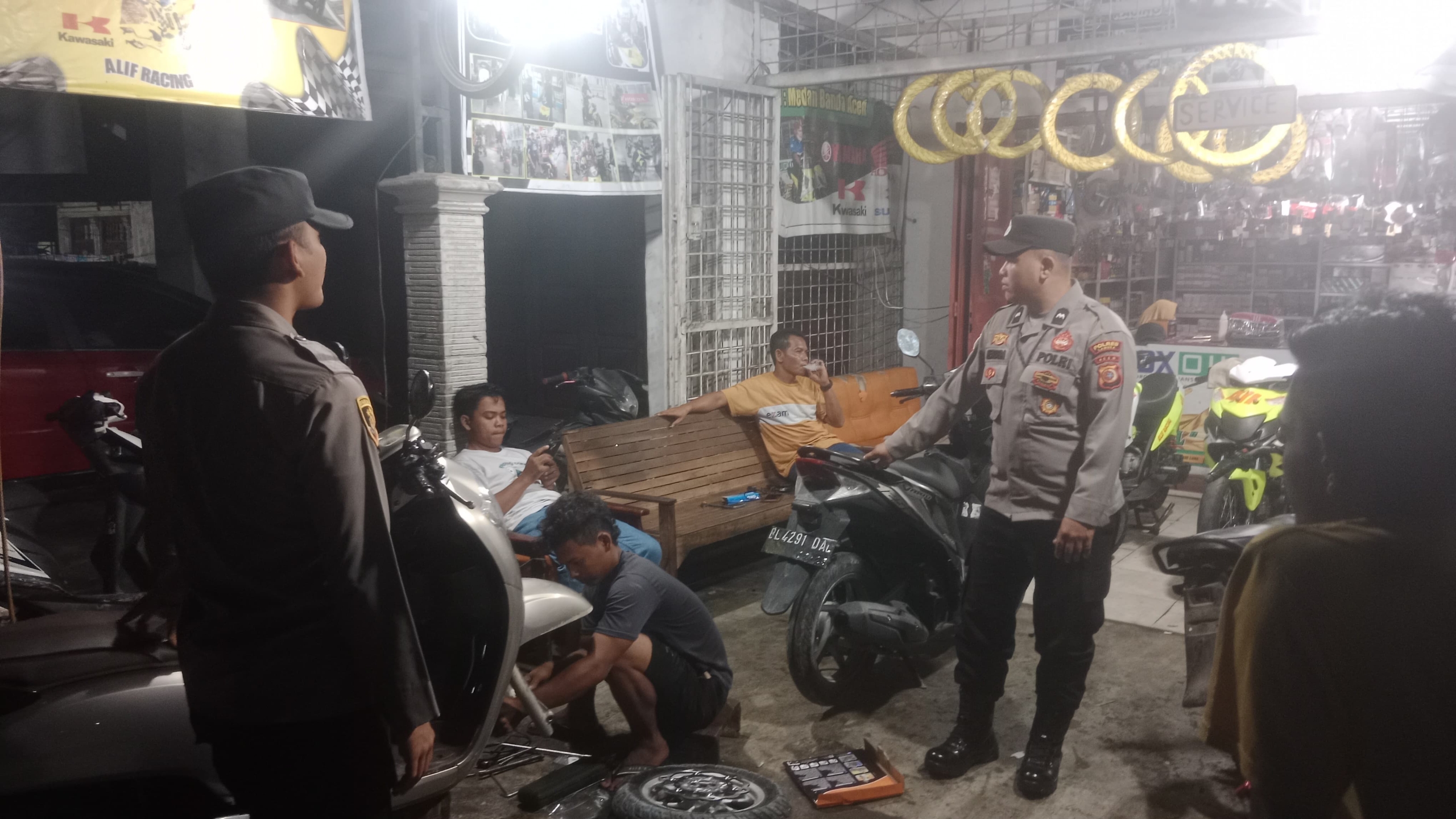 Polsek Birem Bayeun Intensifkan Patroli Malam, Cegah Potensi Gangguan Keamanan