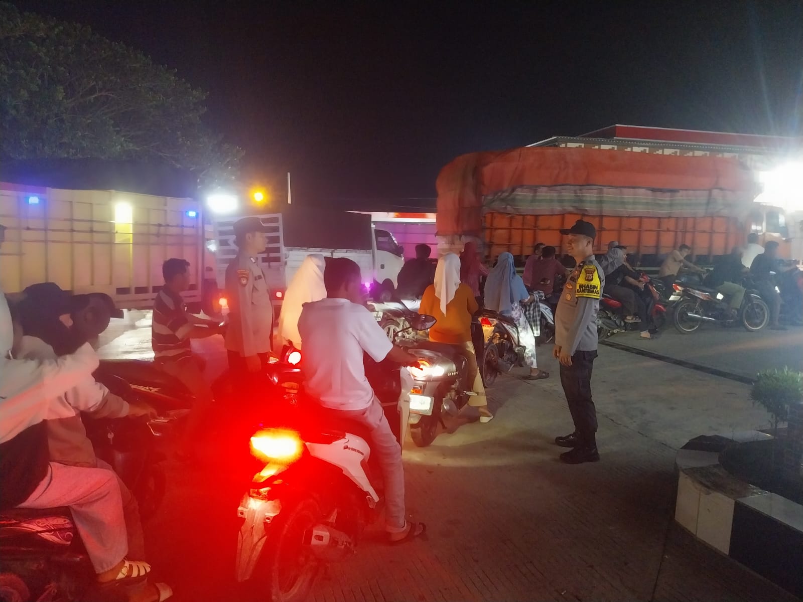 Polsek Langsa Barat Gelar Patroli Malam untuk Antisipasi Gangguan Kamtibmas