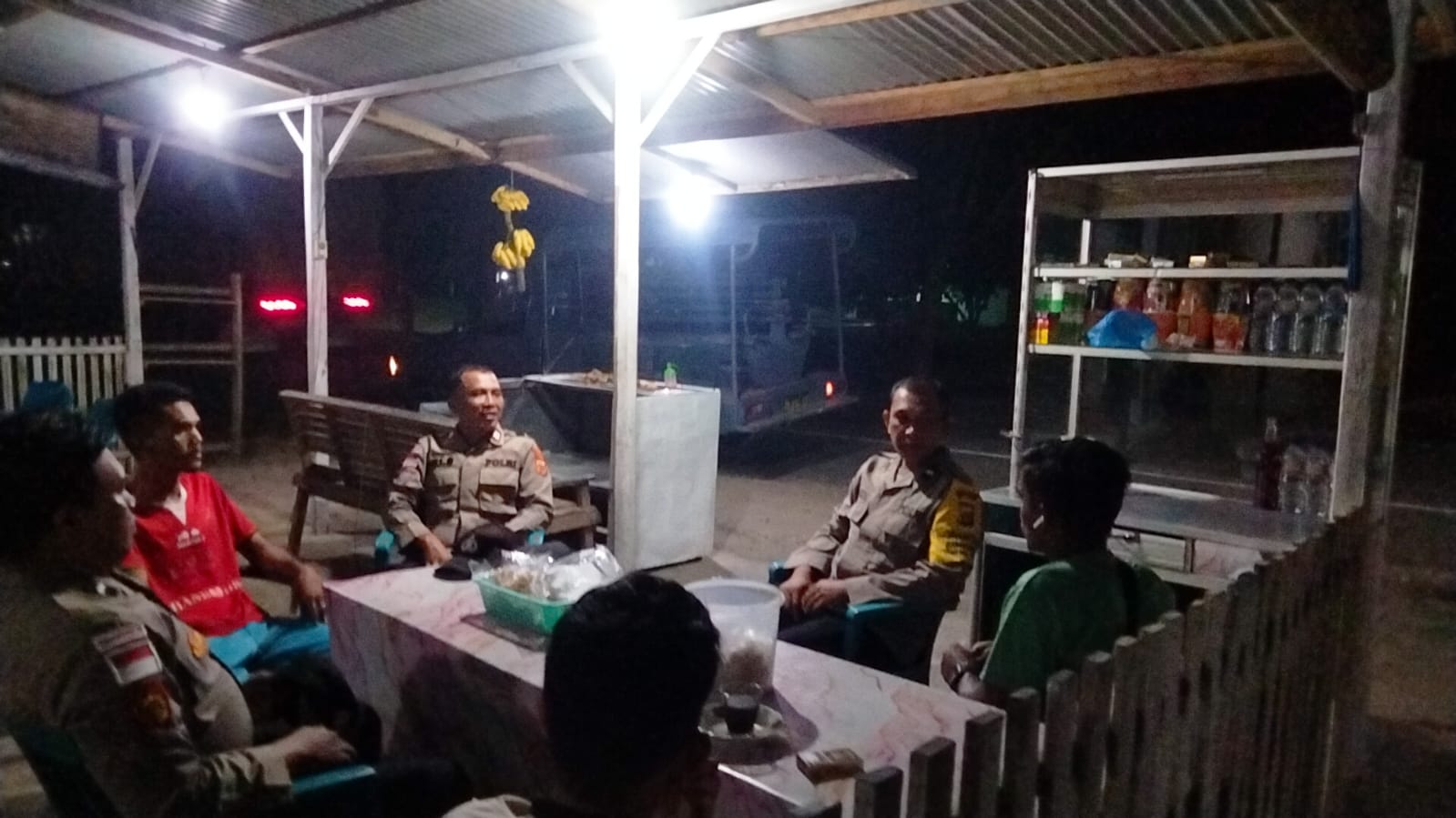 Polsek Sungai Raya Laksanakan Patroli Malam Guna Jaga Stabilitas Kamtibmas