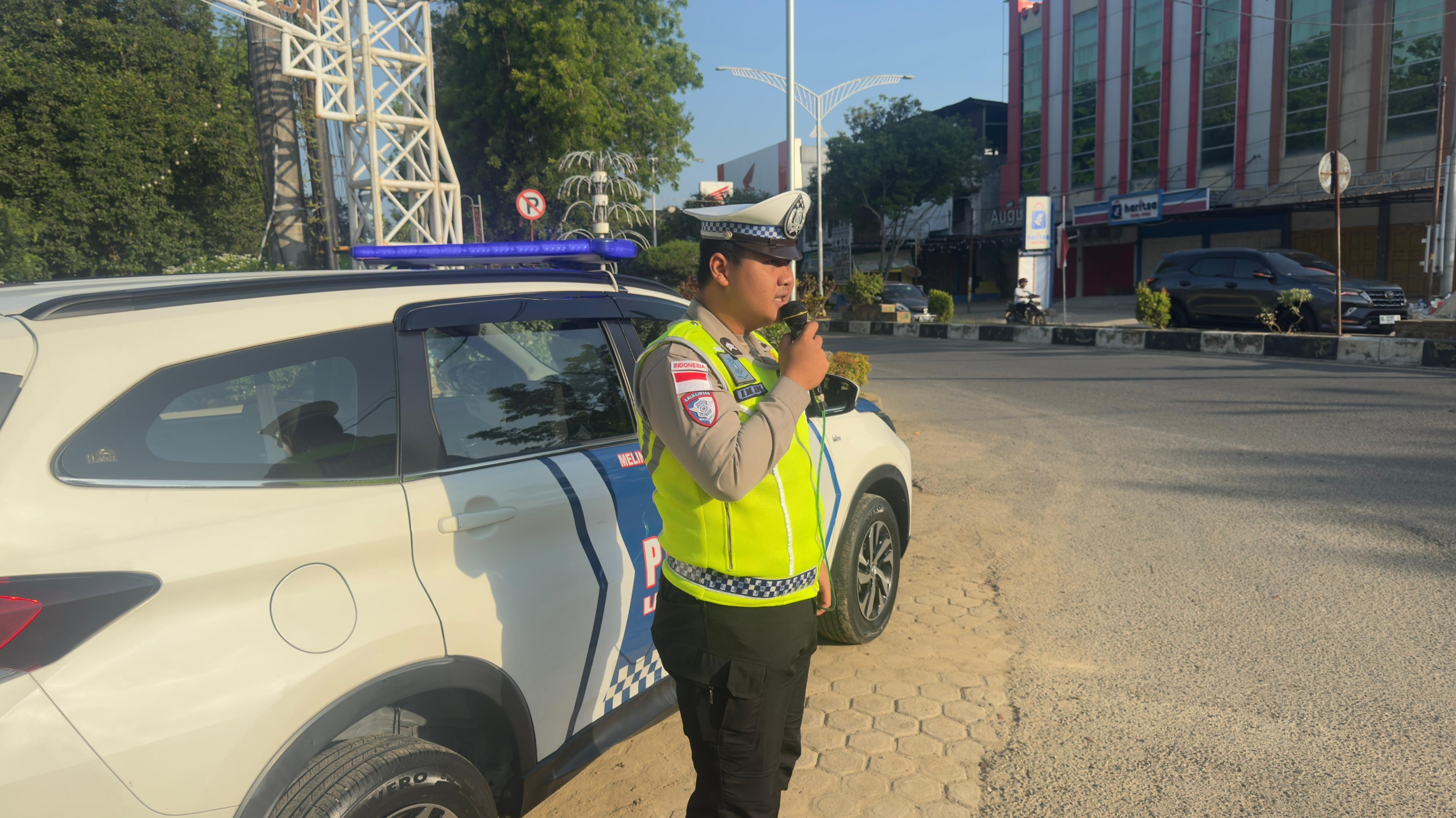 Satlantas Polres Langsa Gencarkan Edukasi Tertib Berlalu Lintas di Kawasan KTL