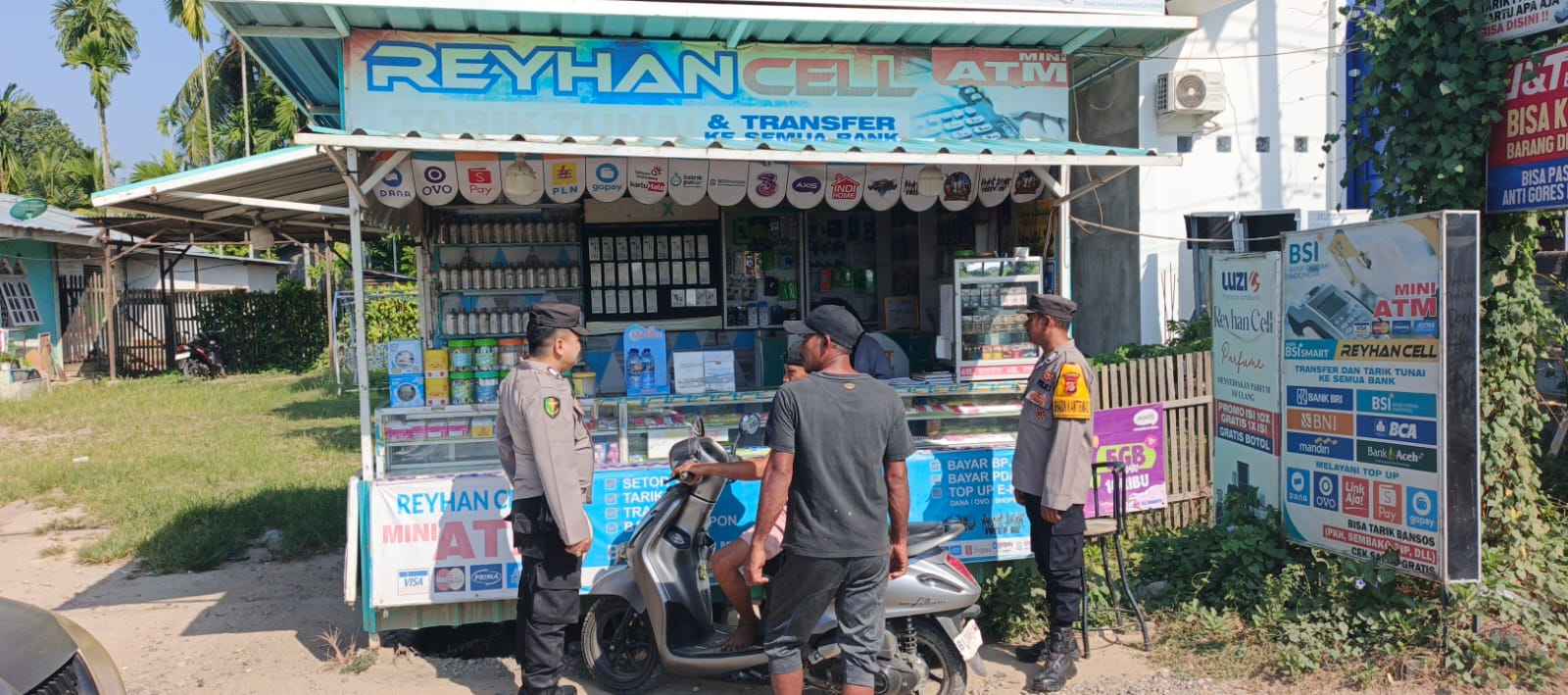 Polsek Langsa Barat Laksanakan Patroli Pagi, Pantau Aktivitas Masyarakat di Permukiman dan Gampong