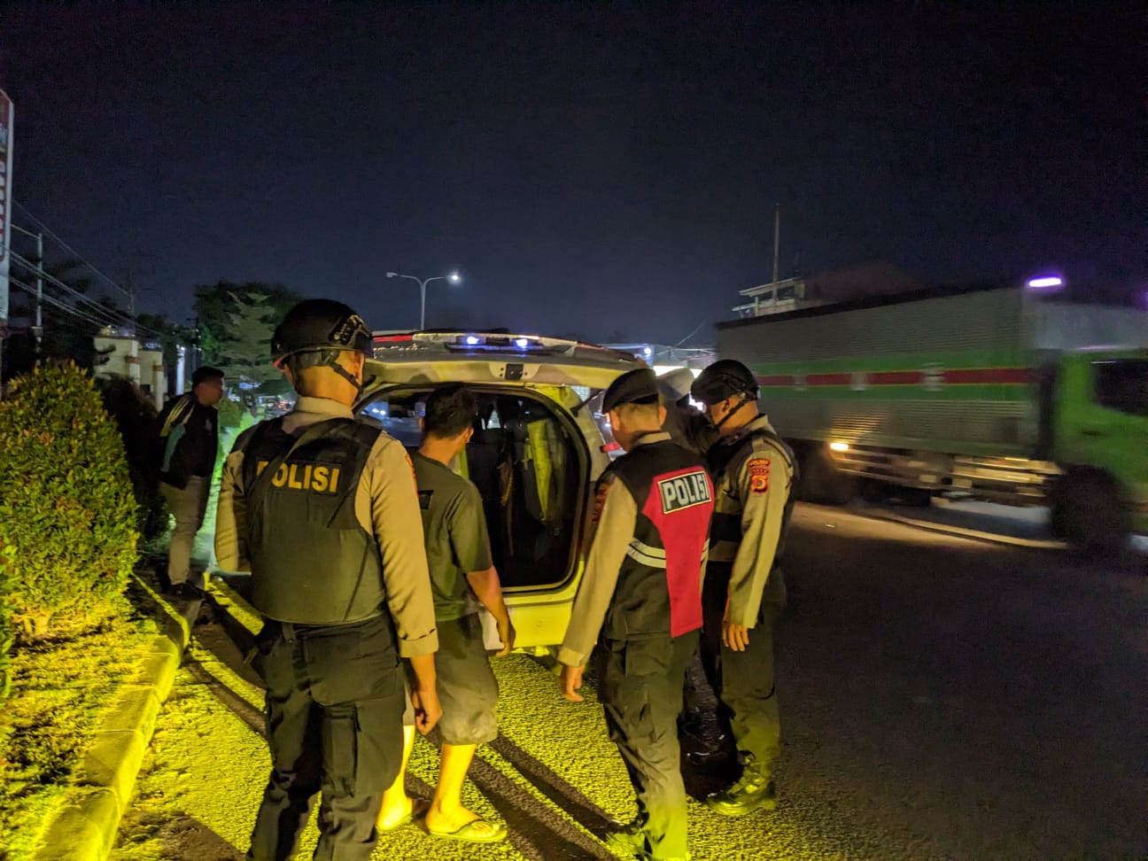 Polres Langsa Gelar KRYD Malam Hari, Antisipasi Gangguan Kamtibmas di Pusat Kota