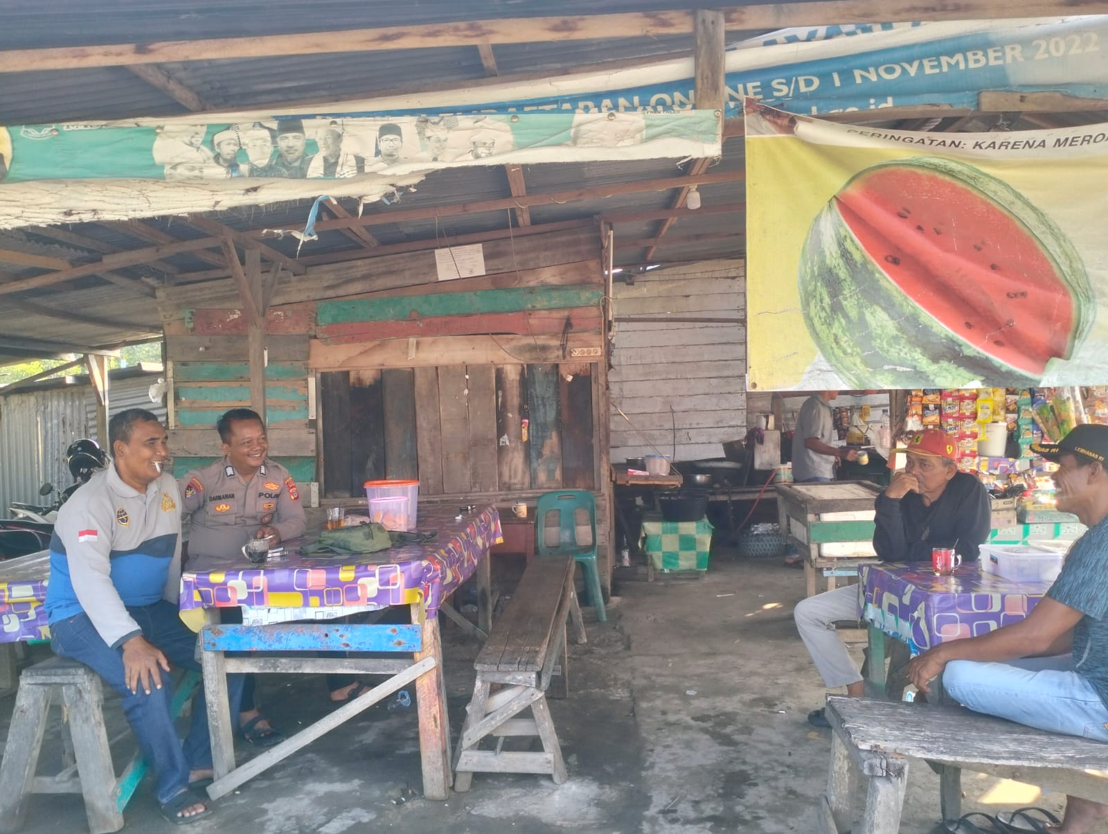 Sat Polairud Polres Langsa Laksanakan Patroli Dialogis di Kawasan Pesisir Kuala Langsa