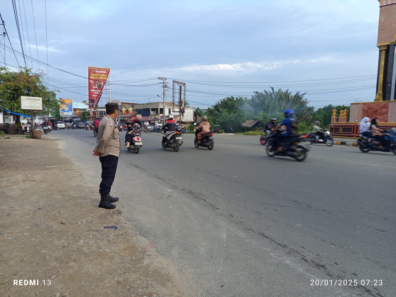 Polsek Langsa Barat Gelar Protap Pagi di Sejumlah Simpang, Optimalkan Pelayanan Lalu Lintas