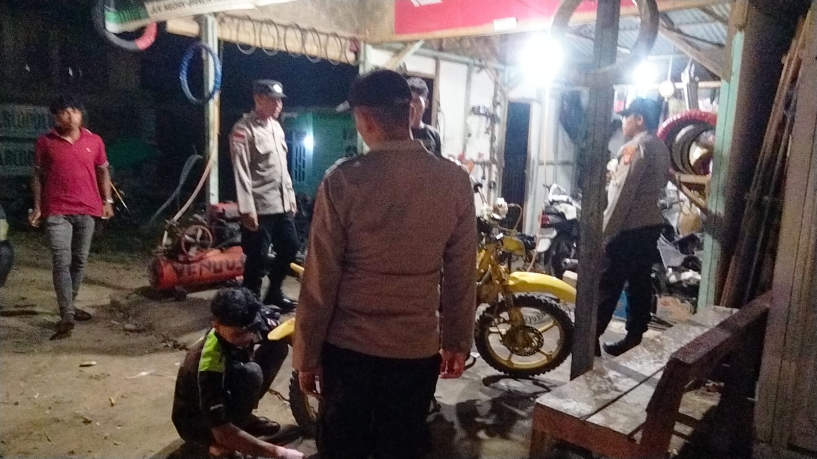 Polsek Sungai Raya Intensifkan Patroli Malam untuk Antisipasi Gangguan Kamtibmas