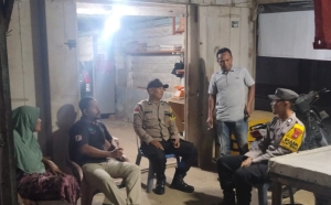 Polsek Sungai Raya Intensifkan Patroli Malam Ciptakan Situasi Kondusif