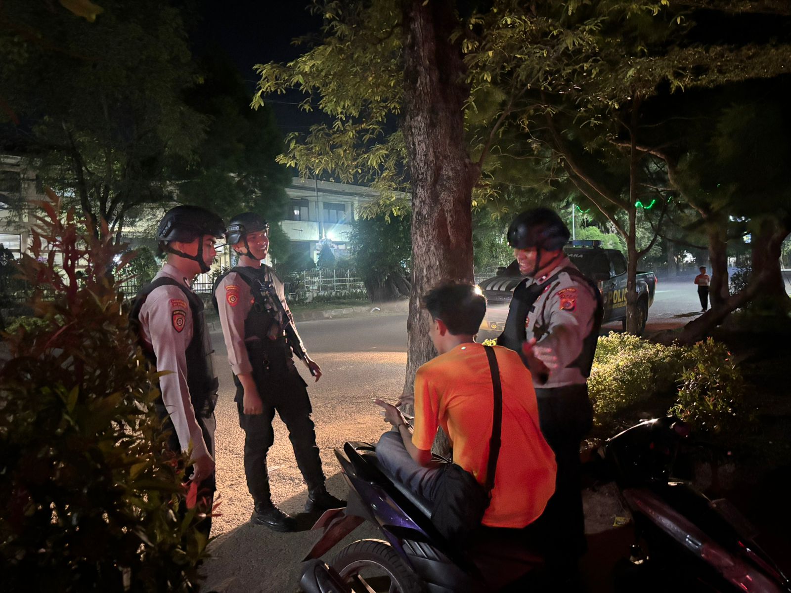Sat Samapta Polres Langsa Laksanakan Patroli Perintis Presisi Jaga Stabilitas Kamtibmas