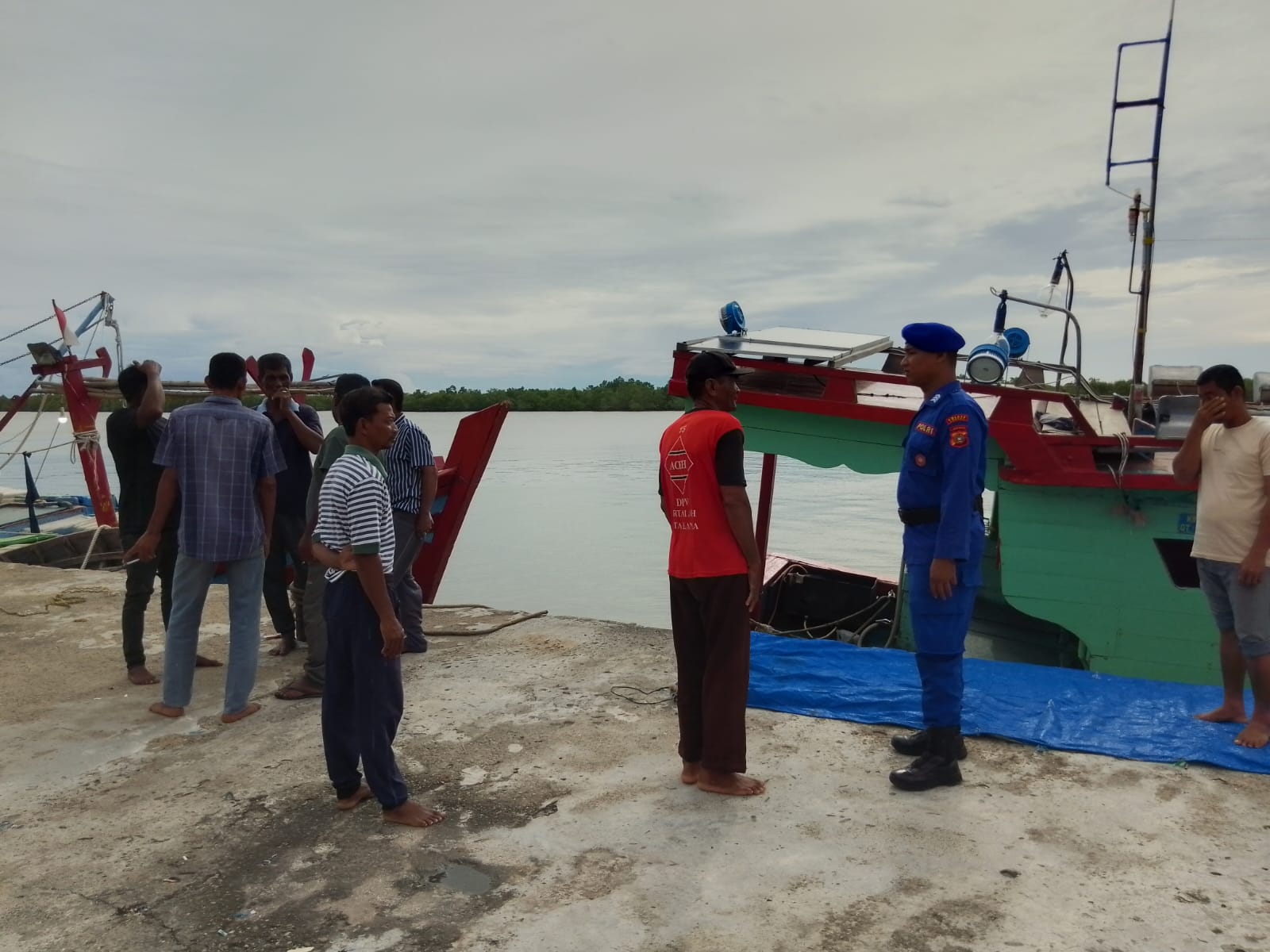 Sat Polairud Polres Langsa Intensifkan Patroli Dialogis di Perairan Kuala Langsa