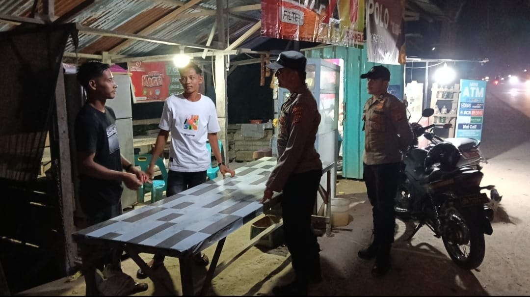 Polsek Birem Bayeun Gelar Patroli Malam Antisipasi Gangguan Kamtibmas