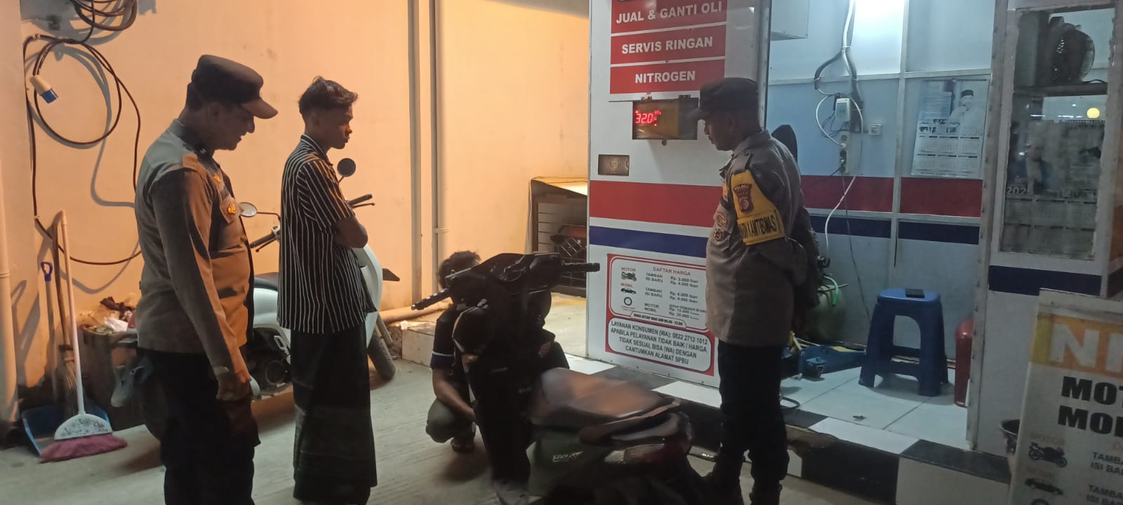 Patroli Sambang Gampong Polsek Langsa Barat Perkuat Stabilitas Kamtibmas di Wilayah Hukum
