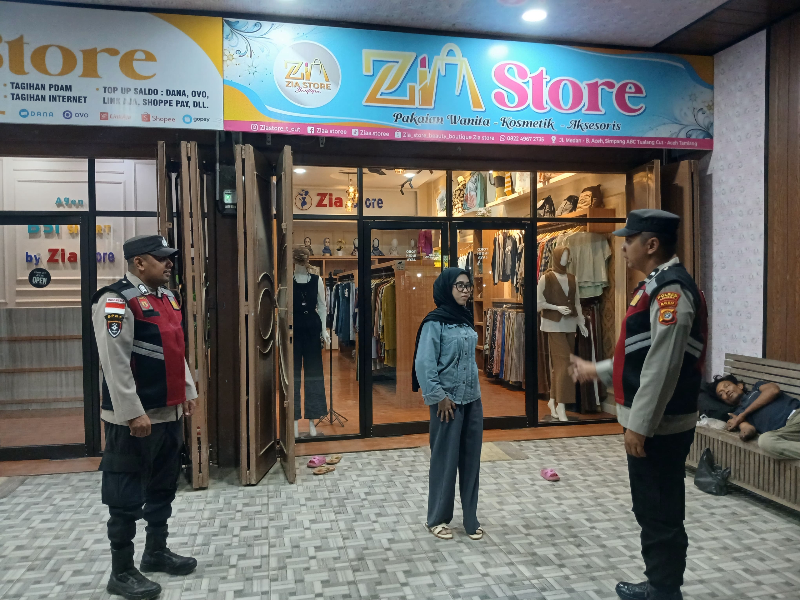Polsek Manyak Payed Tingkatkan Patroli Malam Demi Menjaga Situasi Kamtibmas Tetap Kondusif