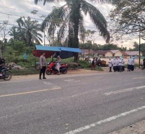 Polsek Sungai Raya Laksanakan Gatur Pagi di Sekolah, Wujudkan Kamtibcar Lantas yang Aman