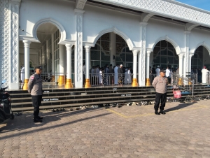 Polsek Sungai Raya Perkuat Pengamanan Shalat Idul Adha untuk Jaga Kondusivitas Wilayah