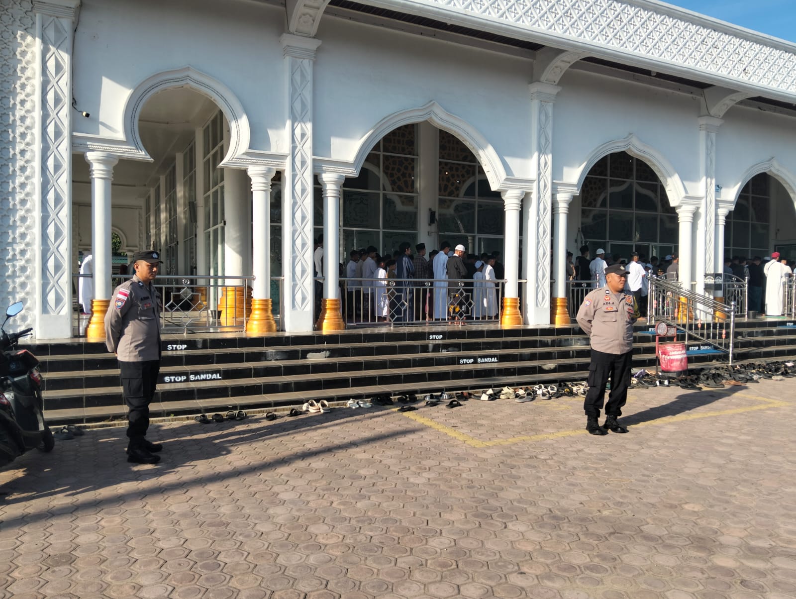 Polsek Sungai Raya Perkuat Pengamanan Shalat Idul Adha untuk Jaga Kondusivitas Wilayah