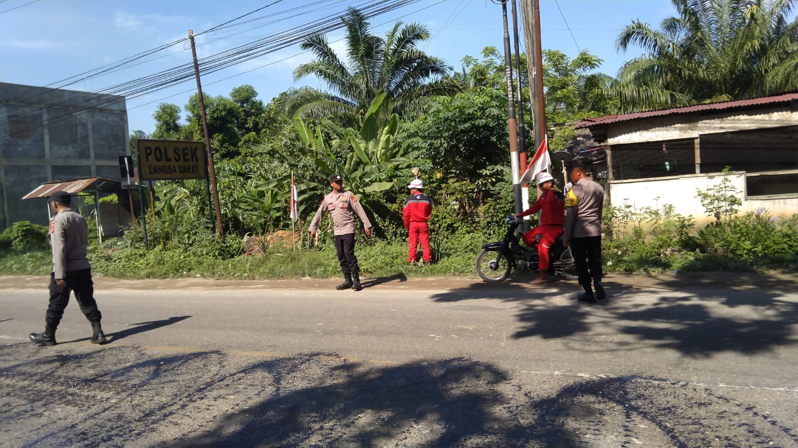 Polsek Langsa Barat Optimalkan Patroli Harkamtibmas di Kawasan Permukiman Warga