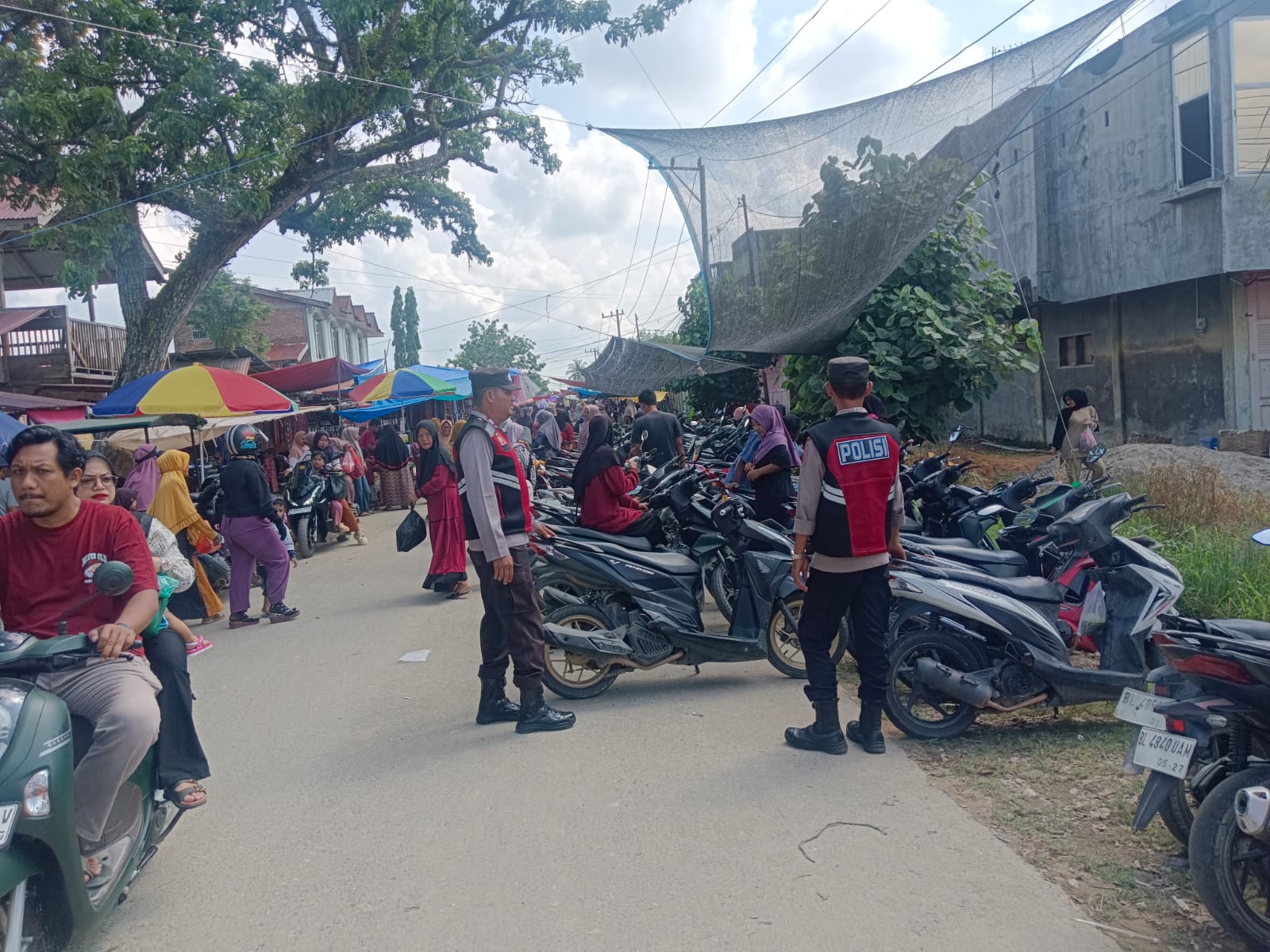 Polsek Manyak Payed Tingkatkan Patroli Idul Adha untuk Jaga Kamtibmas Pascabanjir