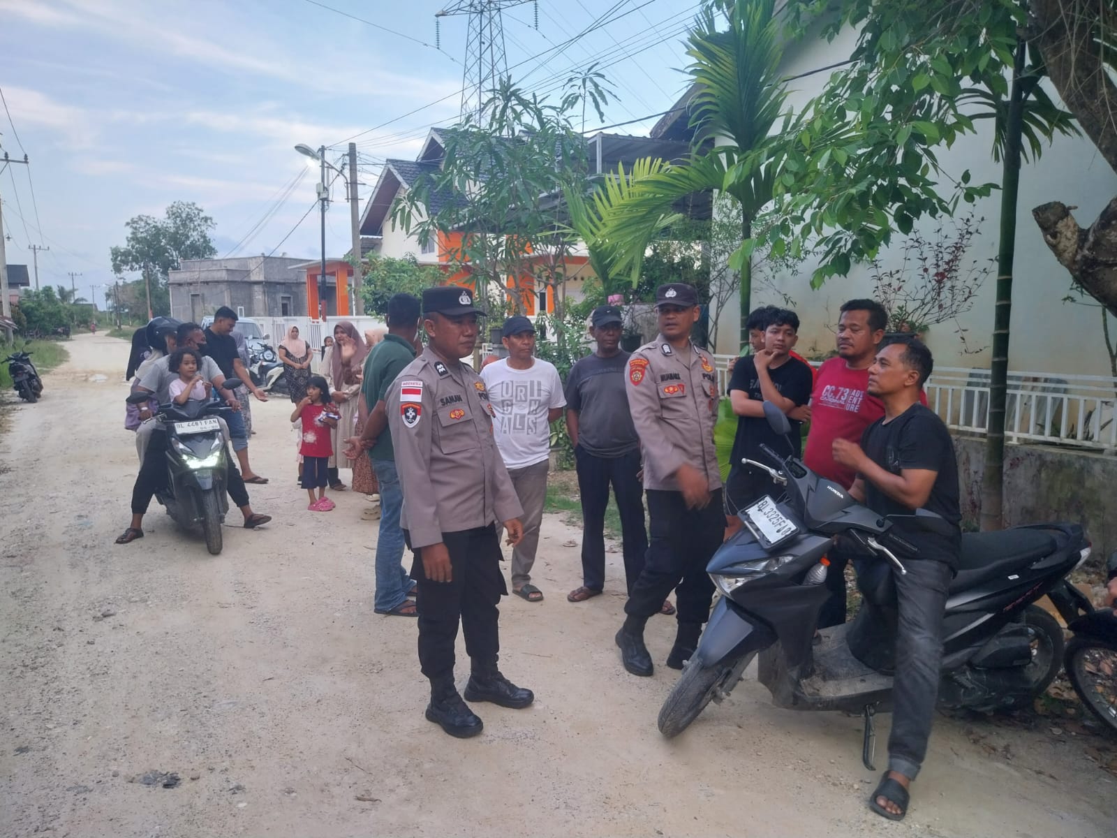 Polsek Langsa Barat Tingkatkan Patroli Harkamtibmas di Sejumlah Gampong
