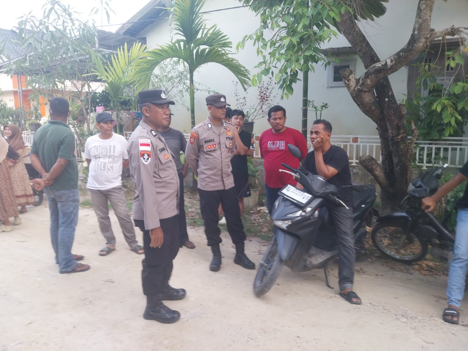 Polsek Langsa Barat Intensifkan Patroli Harkamtibmas, Pantau Aktivitas Warga di Wilayah Gampong