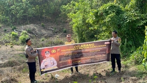Polsek Rantau Selamat Tingkatkan Patroli Karhutla Antisipasi Kebakaran Hutan dan Lahan