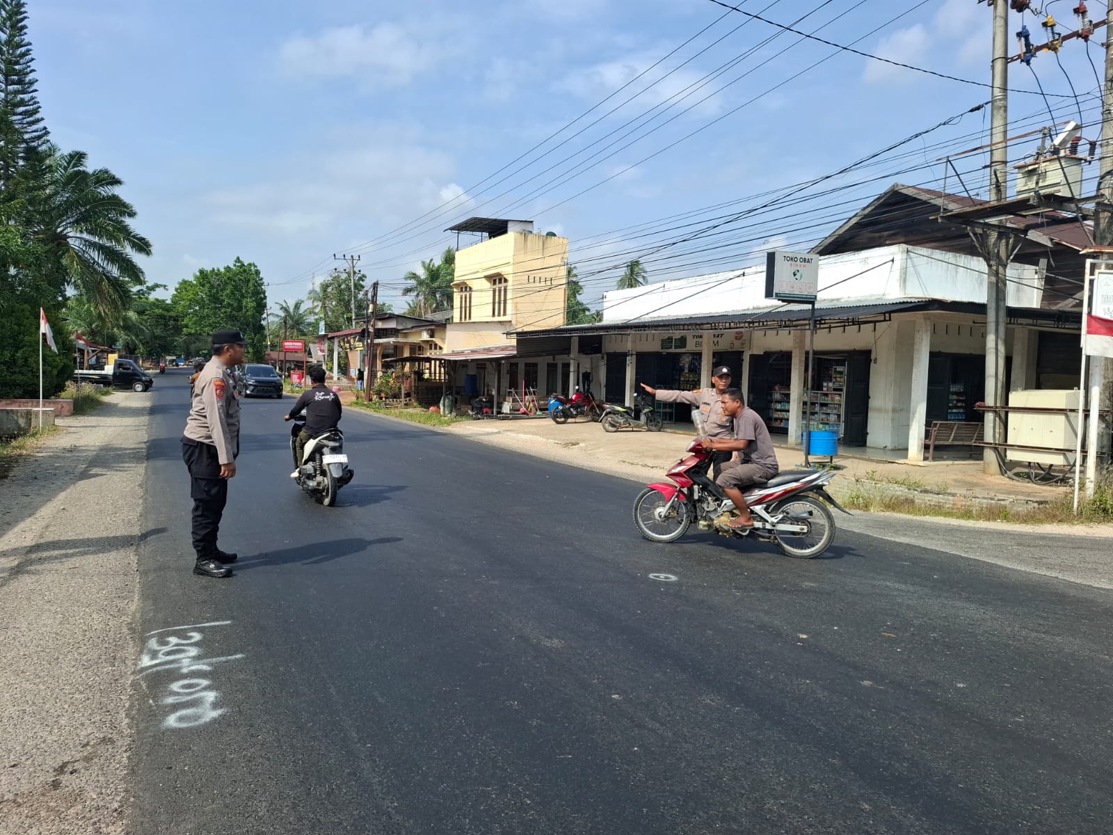 Polsek Birem Bayeun Gelar Protap 01 untuk Wujudkan Kamseltibcarlantas di Jalur Nasional